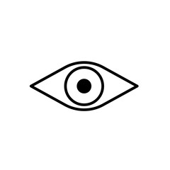 Human eye vector. Eye icon. Vector eye. Vision.