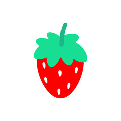 Strawberry icon. Vector strawberry. Juicy strawberry. Strawberry texture.