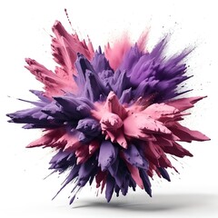 Obraz premium Abstract Pink and Purple Explosion