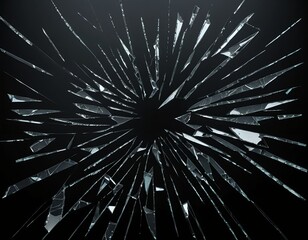Shattered Glass Explosion