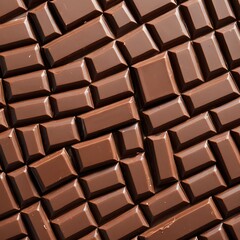 Close-up of Milk Chocolate Bar Texture
