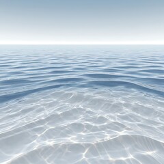 Calm Ocean Water Surface Texture