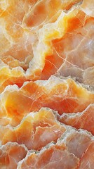Textured Orange Marble Slab