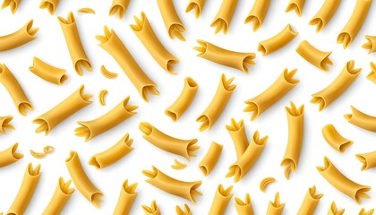 Scattered Maccheroni Pasta