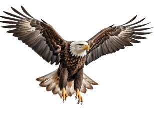 Obraz premium Majestic Bald Eagle in Flight
