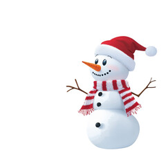 A joyful snowman with a bright orange carrot nose and a festive red and white scarf is spreading holiday cheer in a winter wonderland filled with joy and laughter all around.