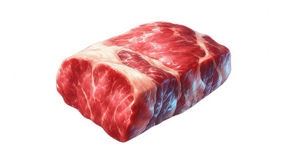 Fototapeta premium Cooking succulent pork shoulder in your kitchen a guide to perfecting flavor and texture