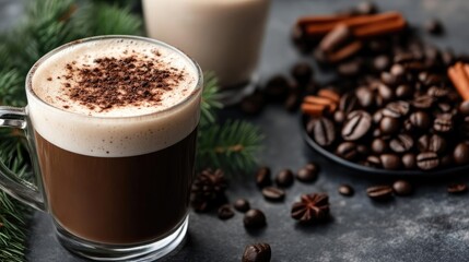 Festive Coffee Drink