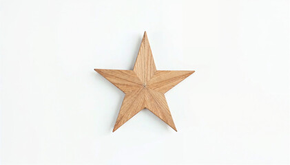 Fototapeta premium christmas star on a white background