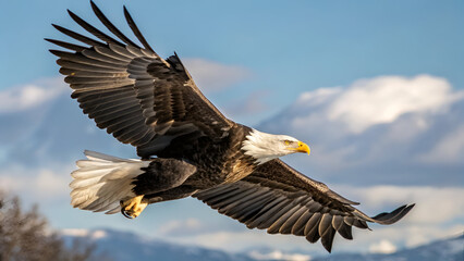 Obraz premium american bald eagle