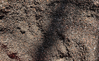 Organic fertilizer texture background, concept of eco-friendly farming and agriculture. Decomposed fertilization concept