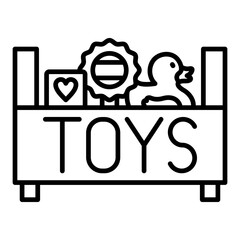 Toy storage Icon