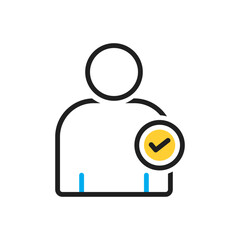 Multi color icon for candidate