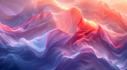 Abstract Colorful Fluid Design