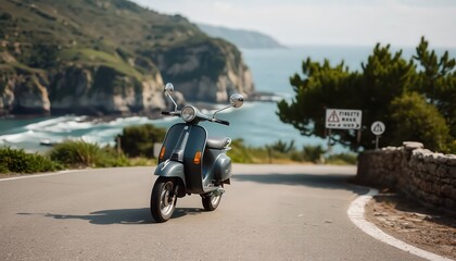 Coastal Scooter Ride: A Serene Escape