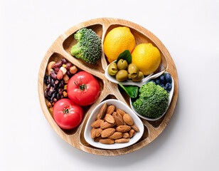 3-2-435-Firefly isolate with white background Diabetes management through nutrition. Food and cancer prevent