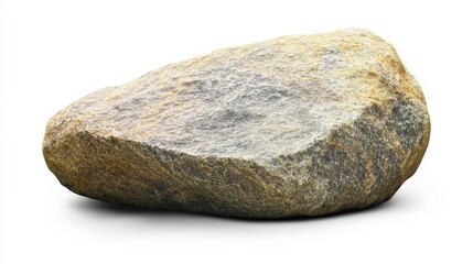 Vibrant Rock Isolated on White Background