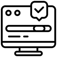 Monitoring Icon. Tracking Icon