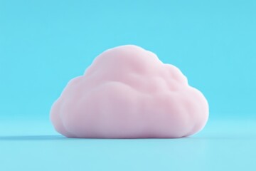 Pink cloud graphic design