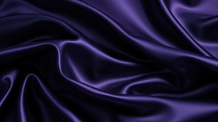 Fototapeta premium close-up photograph of a luxurious, dark-colored fabric 