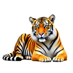 Obraz premium tiger on transparent background