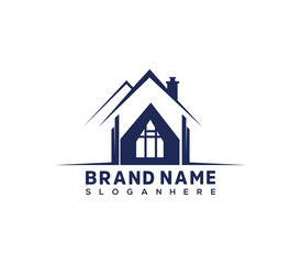 Real Estate Logo Design, icon Logo design house design 