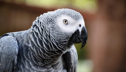 Obraz premium african grey parrot