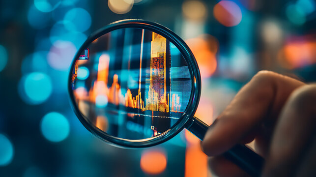 strategic optimization visualization through magnifying lens analysis