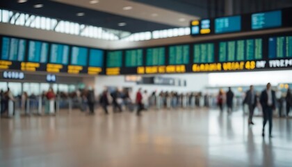 Fototapeta premium Blurred airport background
