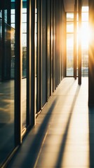 Morning Light Through Glass, Soft Reflections, Minimal Serenity
