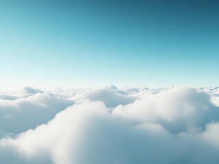 Obraz premium Blue sky and white clouds