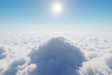 Fototapeta premium Blue sky and white clouds
