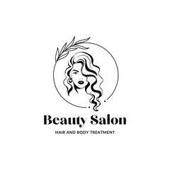 Stylish Hair Salon Logo Design: Elegant and Modern Branding for Hair Salons, Offering Professional Services with a Touch of Beauty and Sophistication for All Hair Types