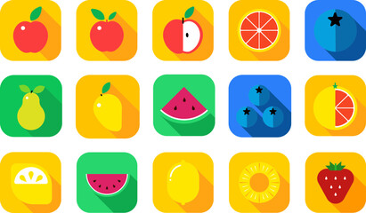 과일 벡터 일러스트 그래픽 디자인