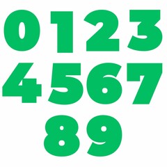 3d set of numbers 