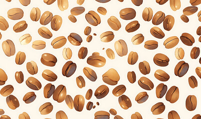 Obraz premium Coffee and accessories concept illustrations for wallpaper or advertising