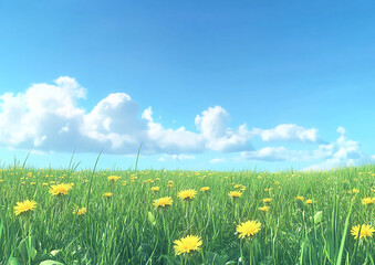 Fototapeta premium Blue sky and white clouds