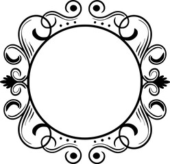 Ornament Wedding Frame