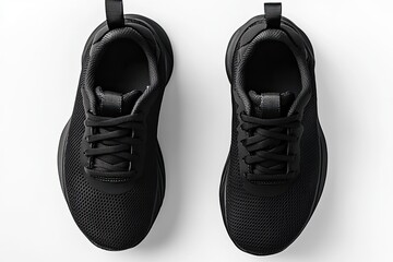 Pair of black athletic shoes (1)