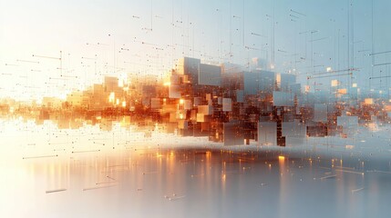 Abstract digital city