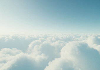 Blue sky and white clouds