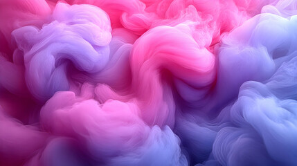 Abstract swirl of vibrant hues