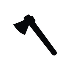 axe silhouette vector isolated illustration