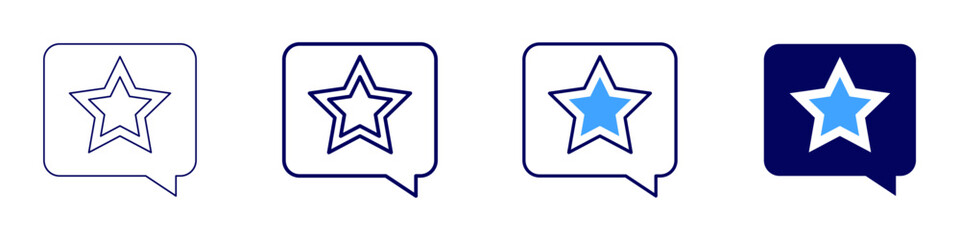 Obraz premium Feedback connectivity icon in 4 different styles. Thin Line, Line, Bold Line, Duotone. Duotone style. Editable stroke