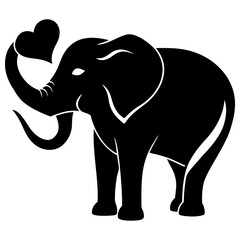 Elephant Silhouette Vector