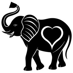 Elephant Silhouette Vector