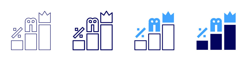 Feedback policy​ icon in 4 different styles. Thin Line, Line, Bold Line, Duotone. Duotone style. Editable stroke