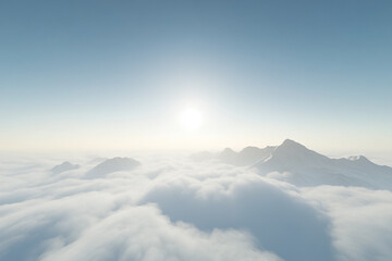 Fototapeta premium Blue sky and white clouds