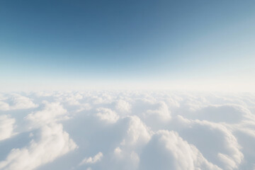 Naklejka premium Blue sky and white clouds