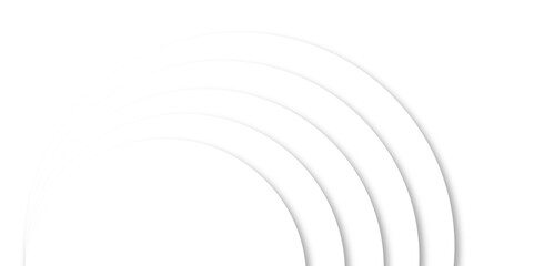 abstract white and grey background with space, circle and shadows. Grey, white Abstract technology background, hi tech digital connect, communication. 